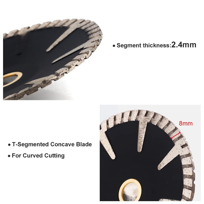 Casaverde 5 inch Diamond Concave Cutting Blade for Granite - Image 3